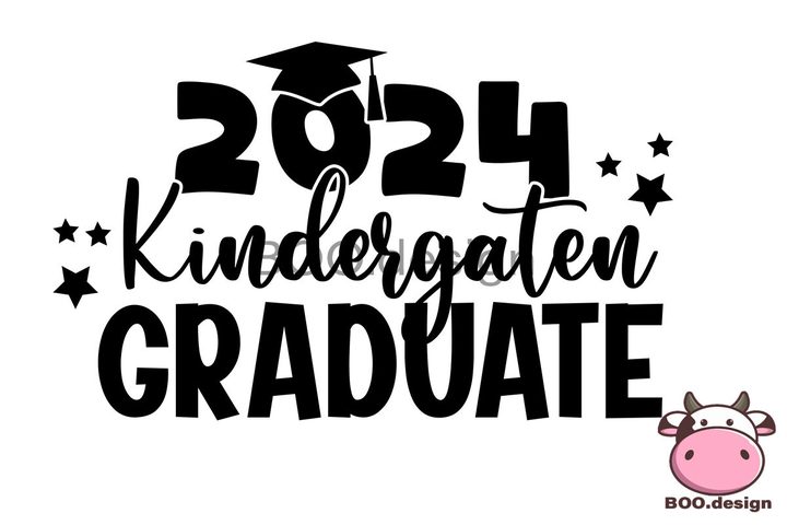 2024 Kindergaten Graduate SVG,School Svg Graphic by BOO.design · Creative Fabrica