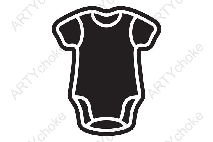 Baby Bodysuit Onesie SVG