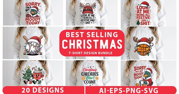 Best Selling Christmas Shirt SVG Bundle