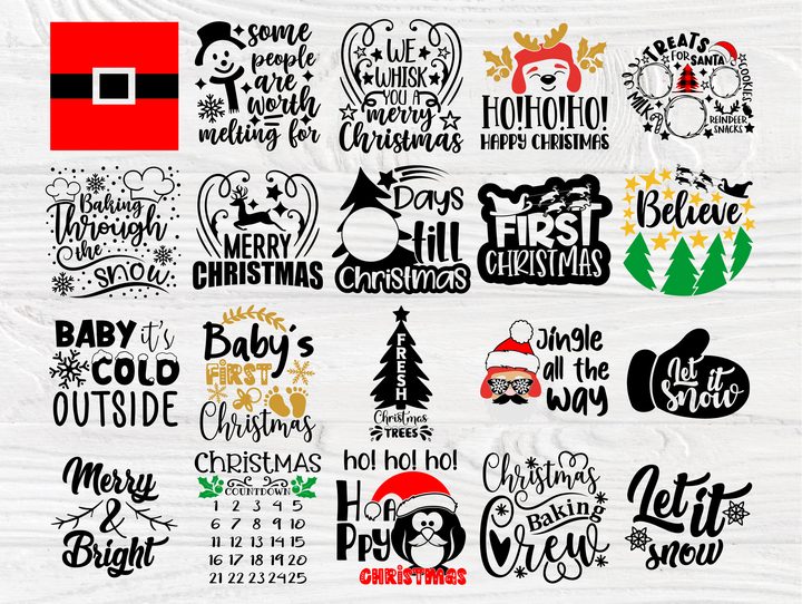 Funny Christmas SVG Bundle