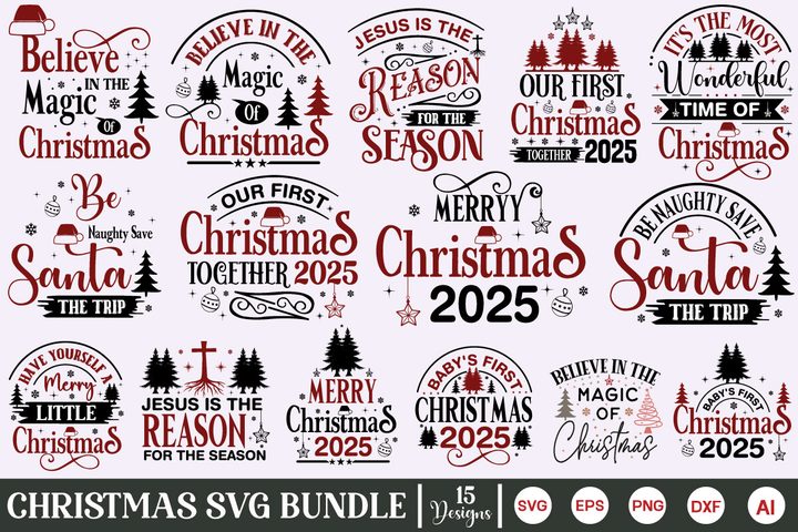 Christmas SVG Bundle Vintage