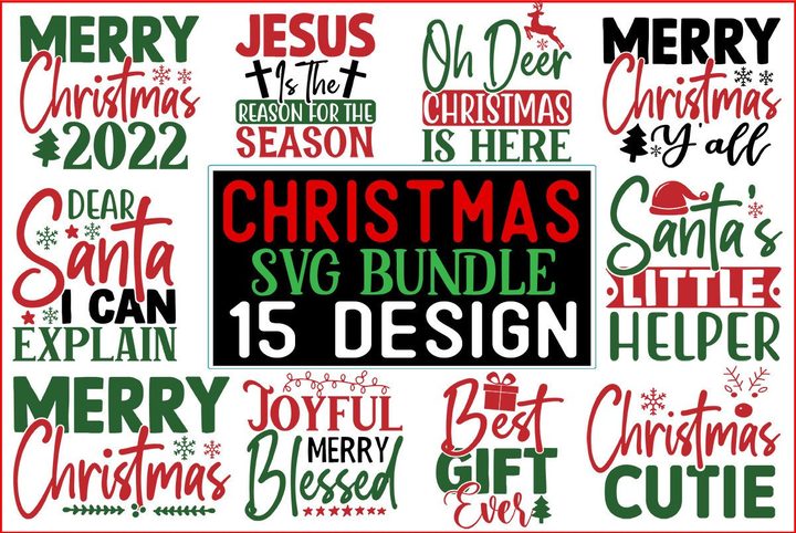 Christmas SVG Design Bundle 790