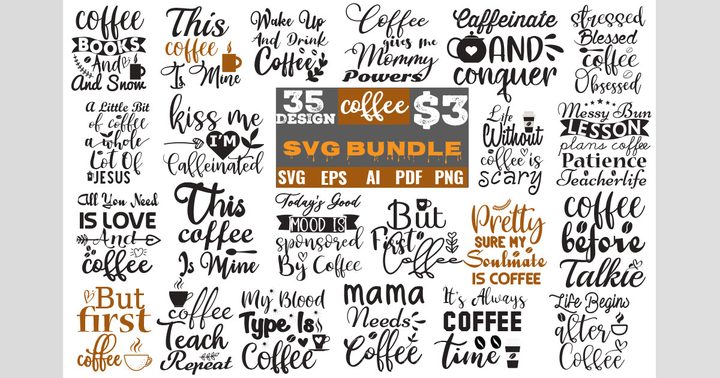 Coffee SVG Bundle