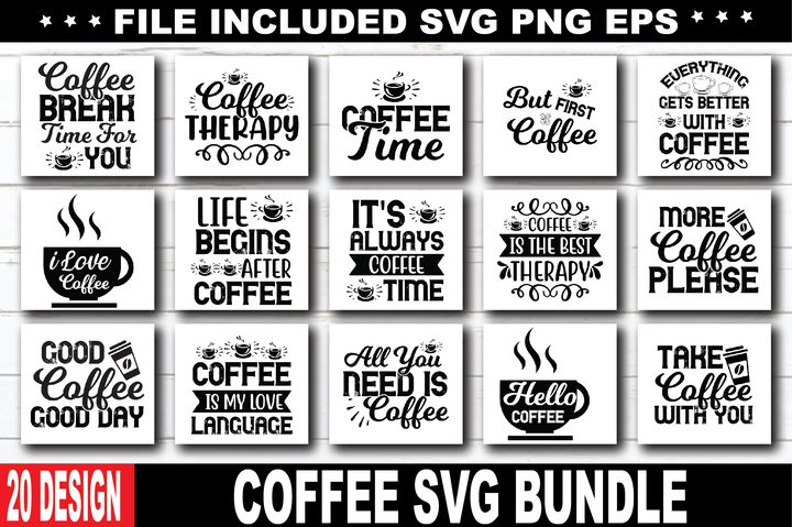Coffee SVG Bundle 589