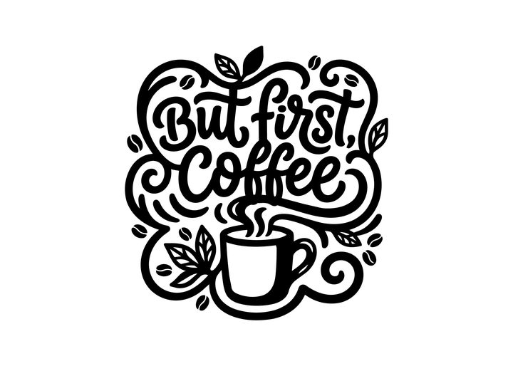 Enchanted Coffee SVG Cut Graphic by Platinum Monograms · Creative Fabrica