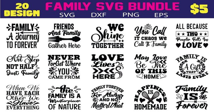 Family SVG Bundle
