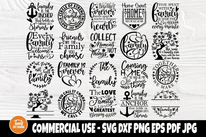 Family SVG Bundle Home SVG Family Sign