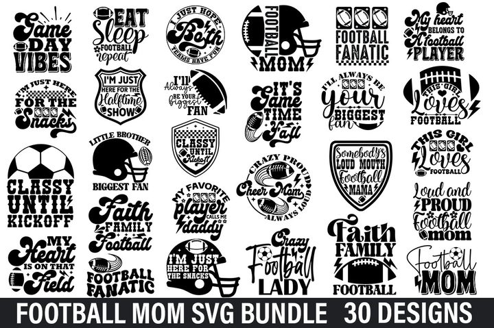 Football Mom SVG Bundle 5