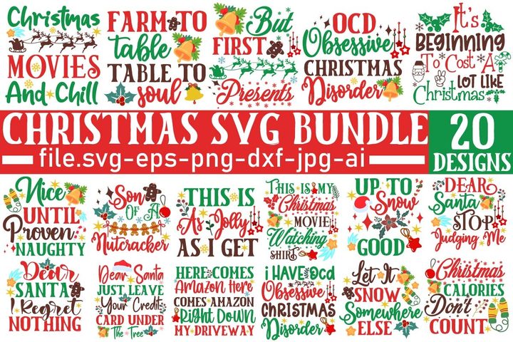 Funny Christmas SVG Bundle 142