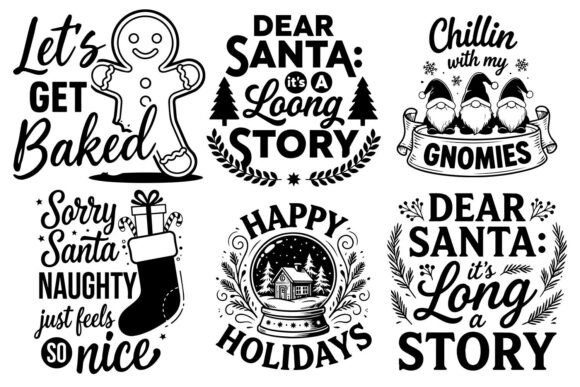 Funny Christmas SVG Bundle 48