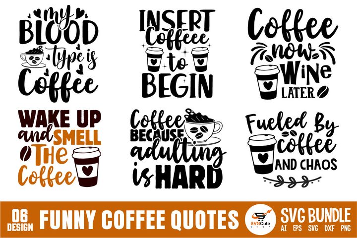 Funny Coffee SVG Bundle 19