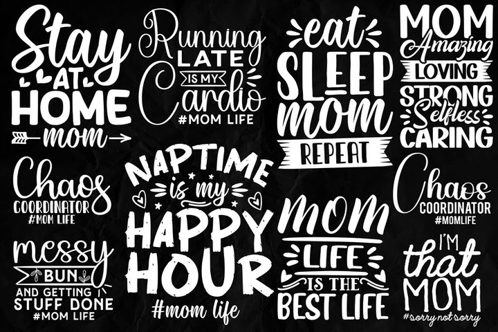 Gift for Mom SVG Bundle Graphic by Tawhid · Creative Fabrica