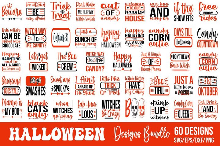 Halloween Saying SVG Bundle