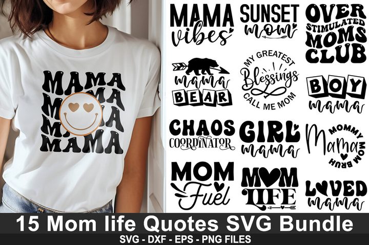 Mom Life SVG Bundle