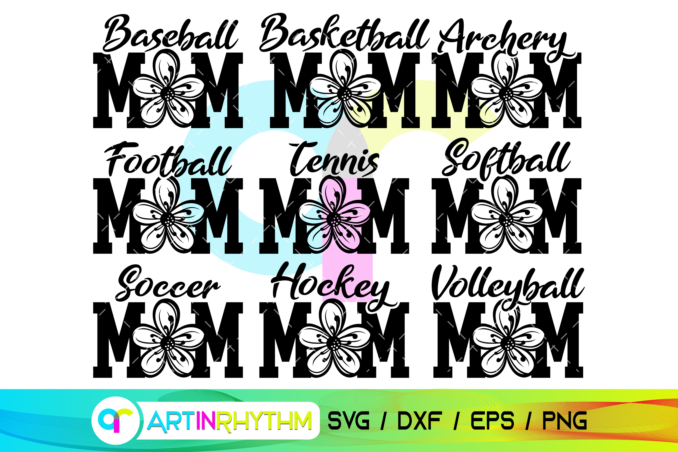 Sports Mom SVG Bundle