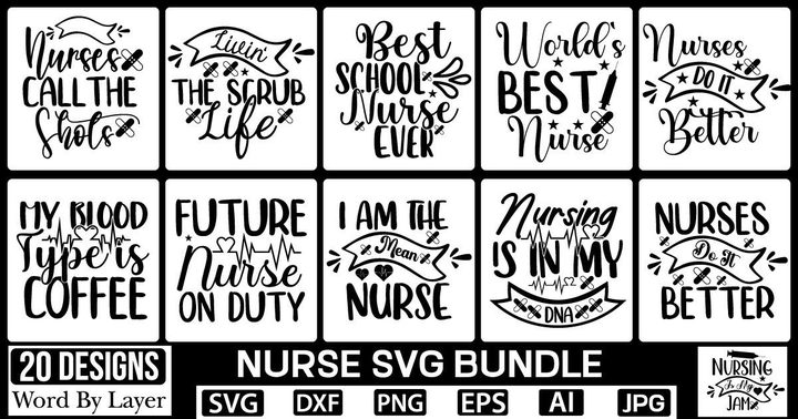 Nurse SVG Bundle