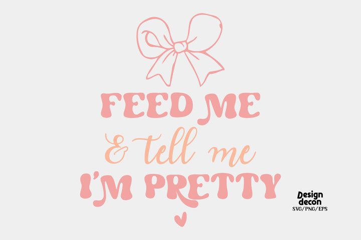 Pink Coquette Bow Baby Girl Retro SVG Graphic by Designdecon · Creative Fabrica