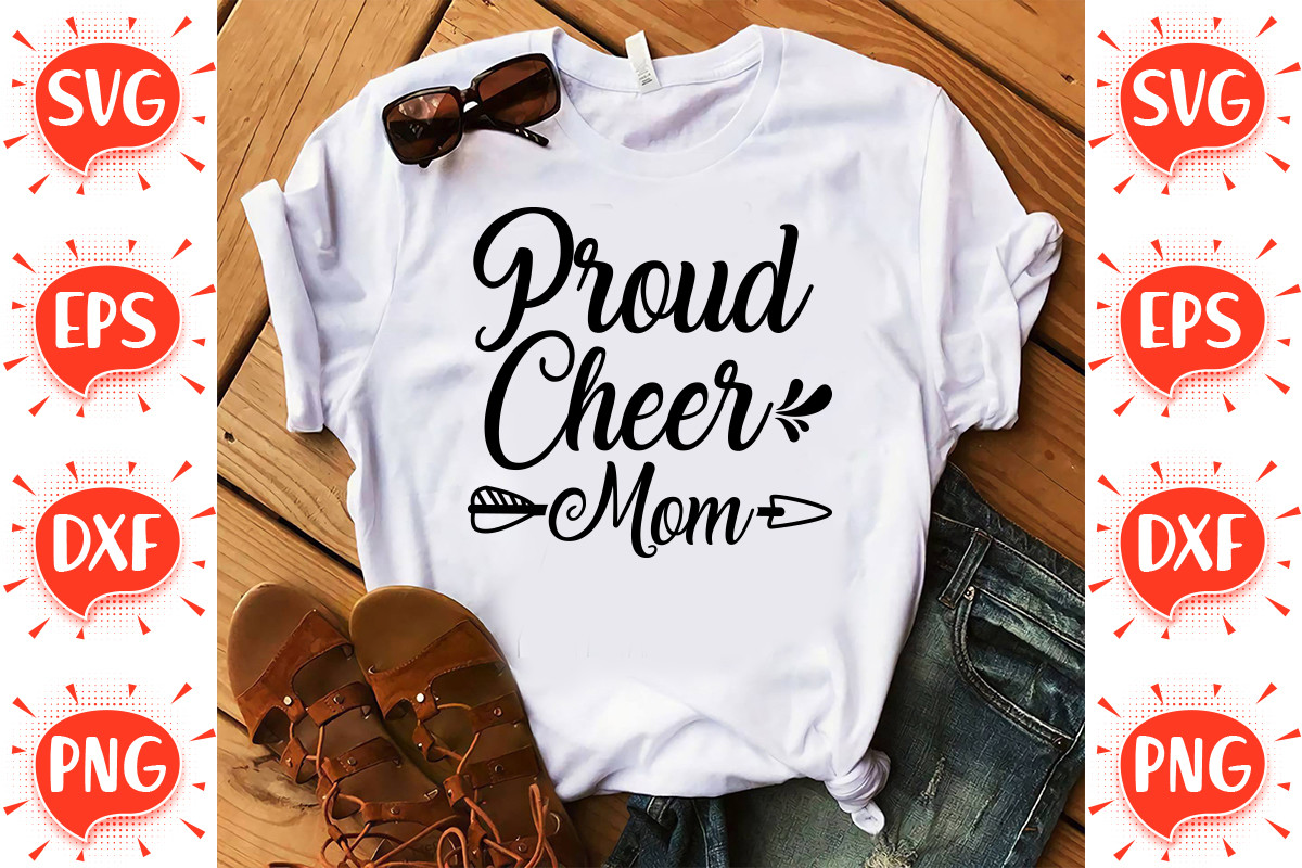 Proud Cheer Mom SVG