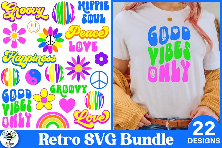 Retro Sayings and Elements SVG Bundle