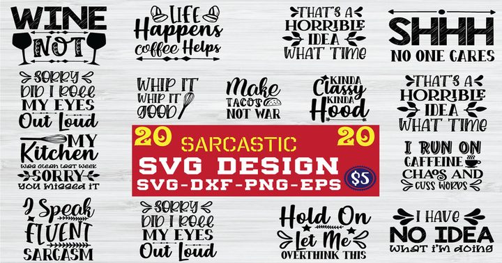 Sarcastic SVG Bundle