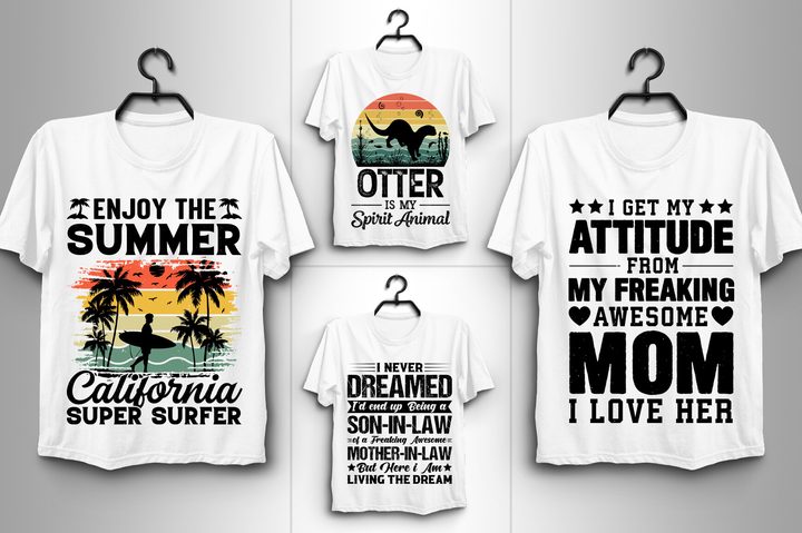 SVG Typography T-Shirt Designs