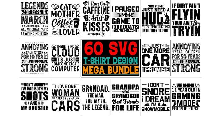 T-Shirt Design SVG Bundle 2