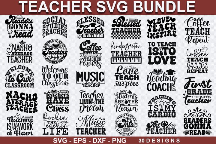 Teacher SVG Bundle