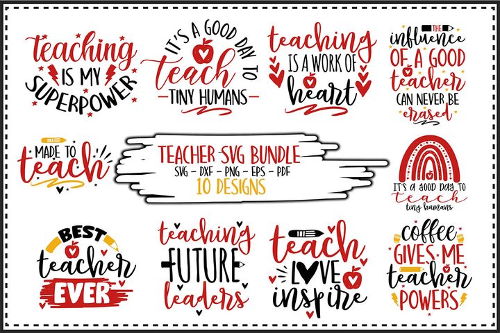 Teacher SVG Bundle 490