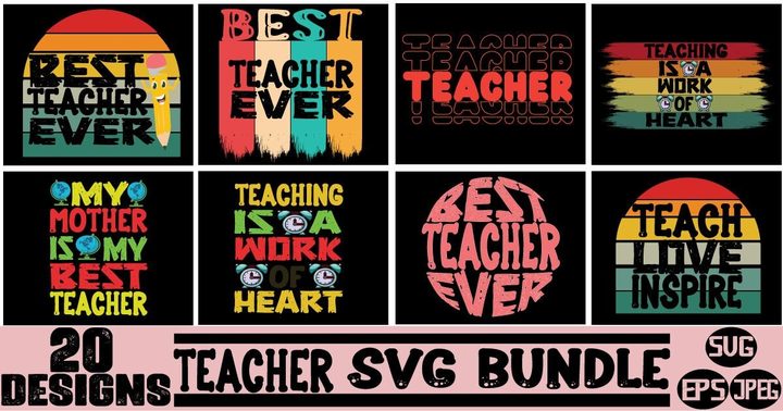 Teacher SVG Bundle