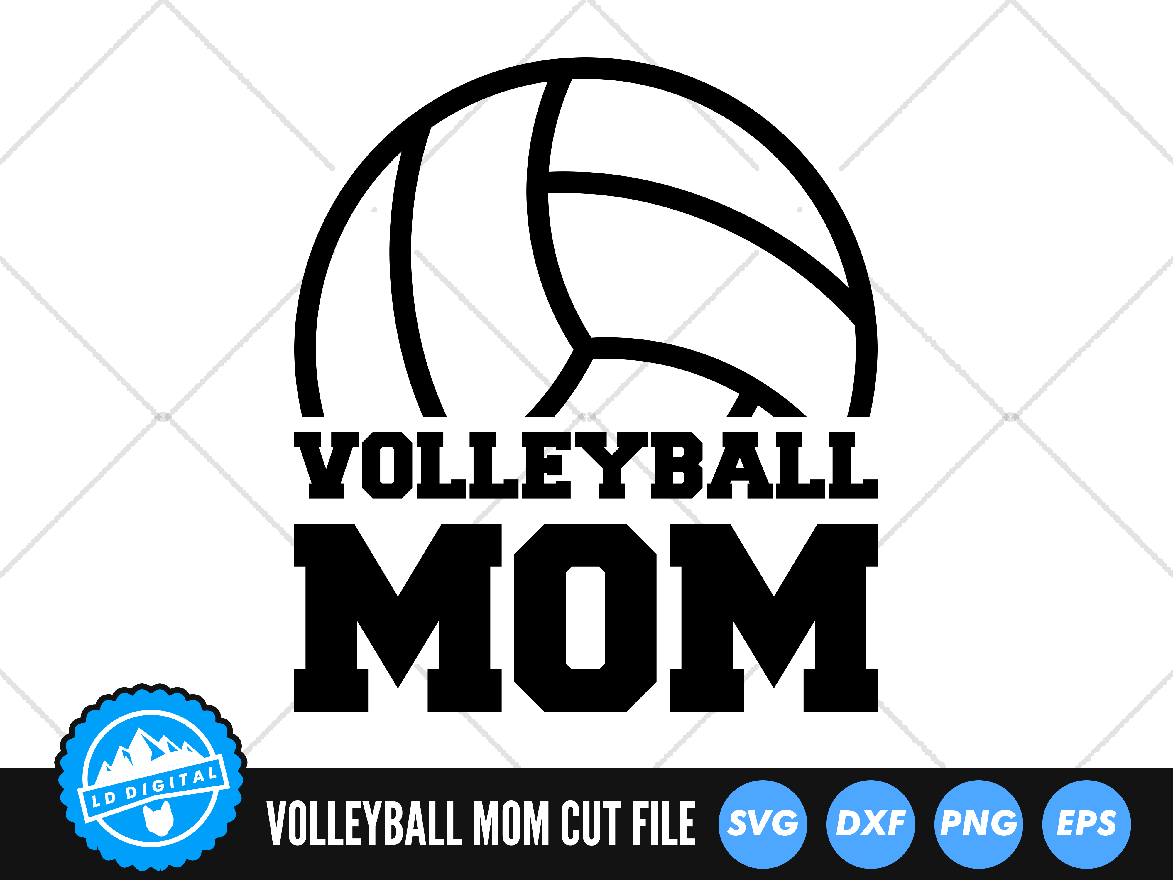 Volleyball Mom SVG