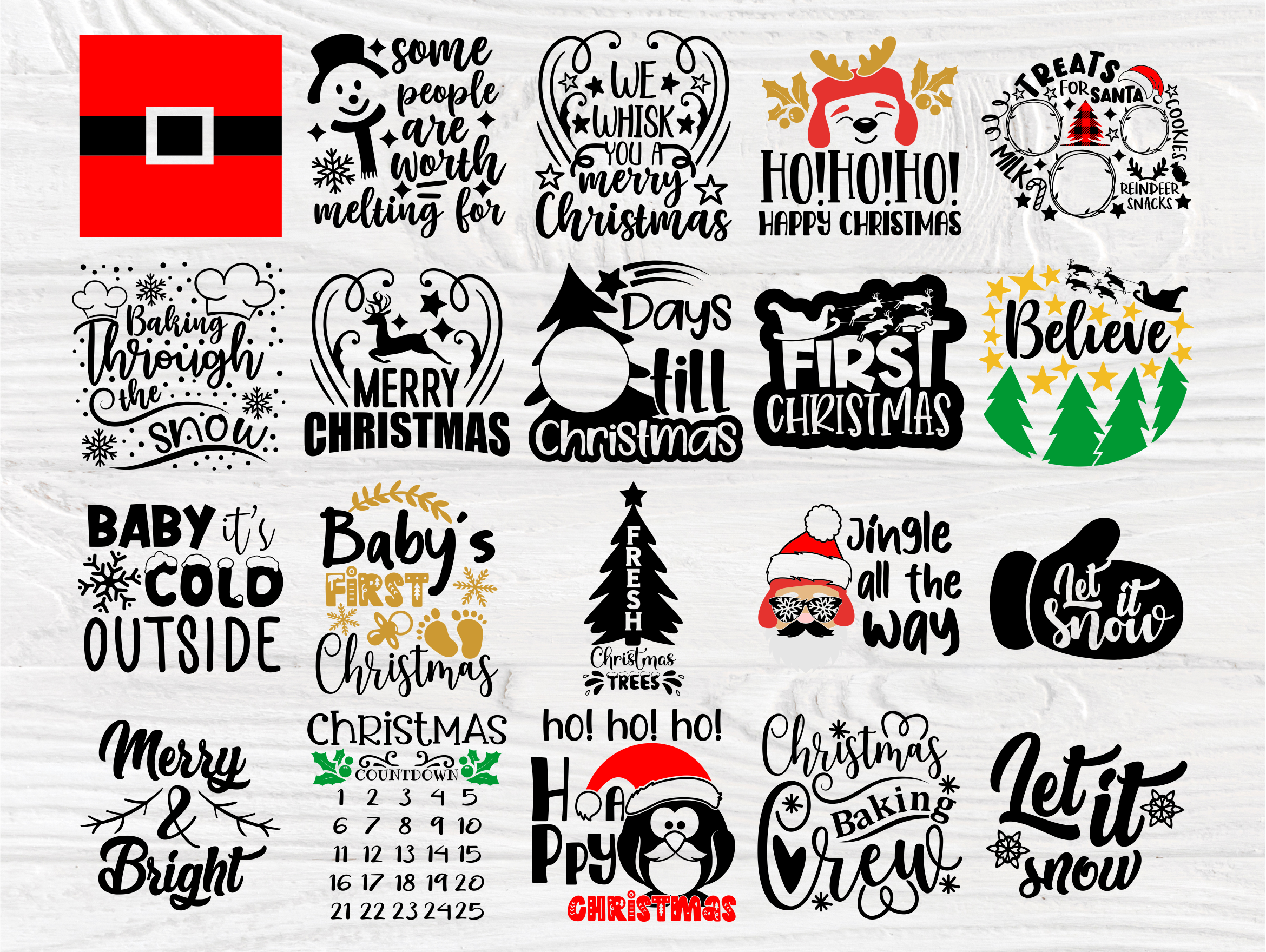 Funny Christmas SVG Bundle