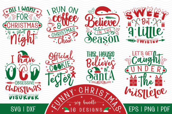 16 Funny Christmas SVG Designs