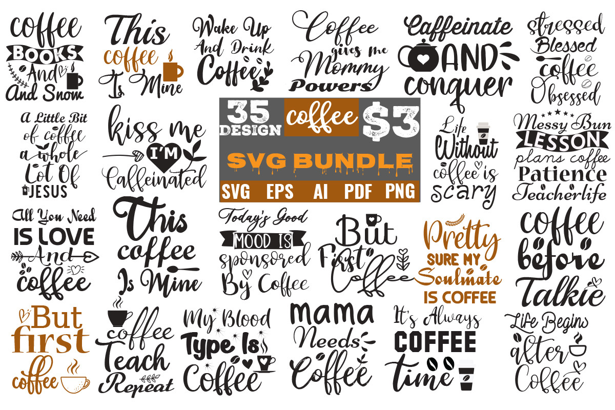 Coffee SVG Bundle