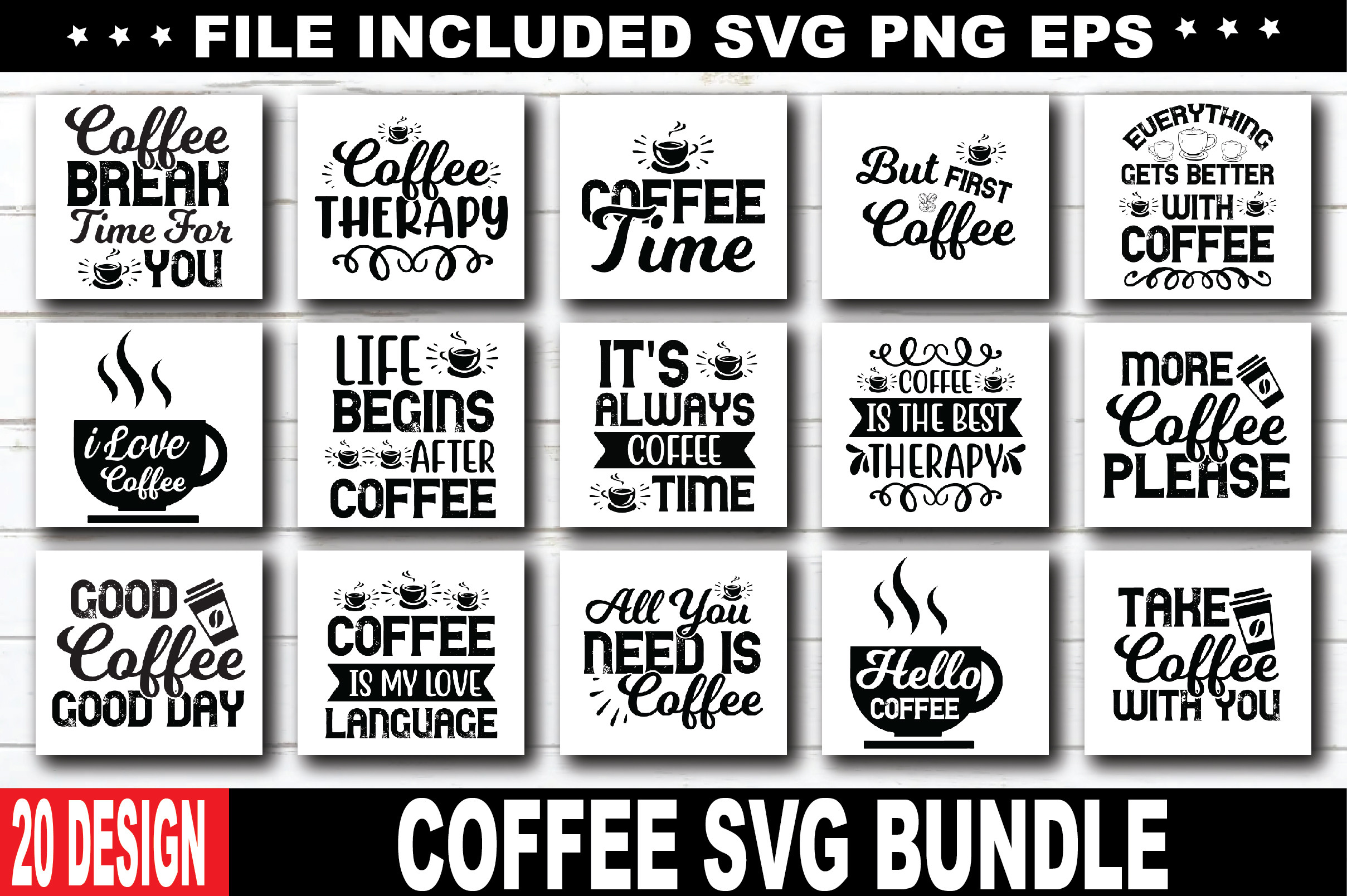 Coffee SVG Bundle 589
