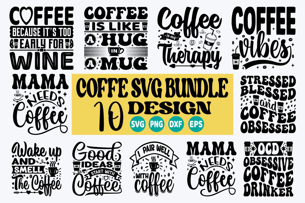 Coffee SVG Bundle 735