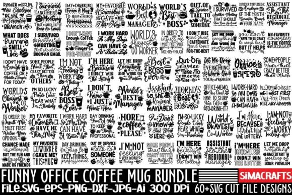 Funny Office Coffee Mug SVG