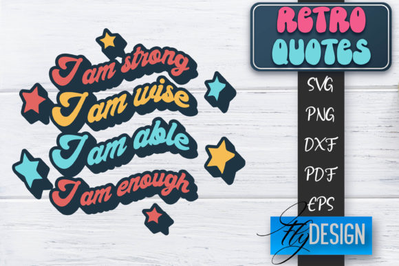 Retro Quotes SVG Funny Sayings