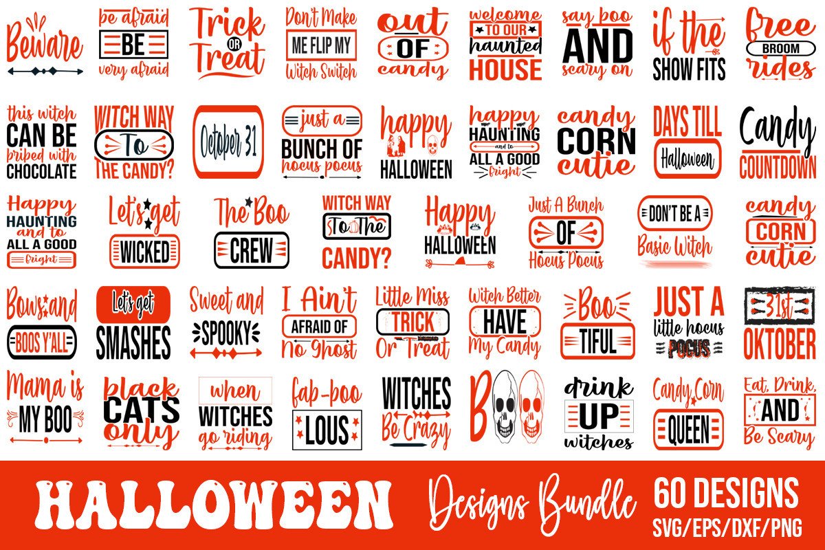 Halloween Saying SVG Bundle