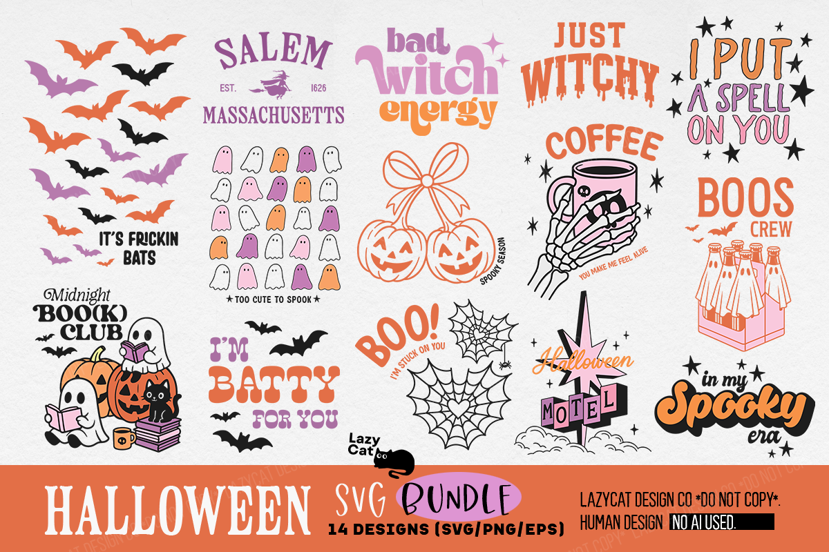 Halloween SVG & PNG Bundle