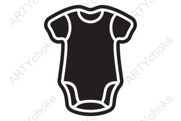 Baby Bodysuit Onesie SVG