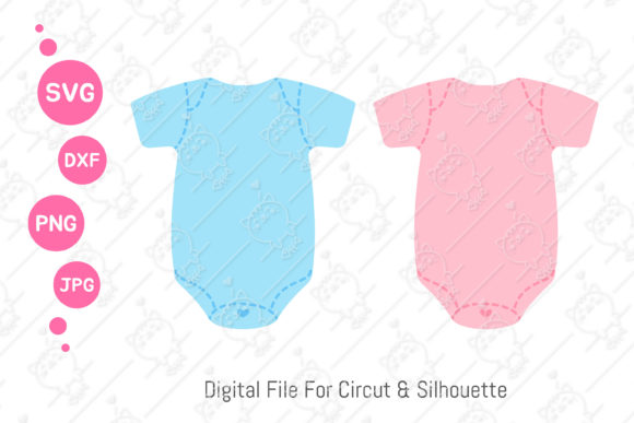Baby Shower Onesie SVG Bundle