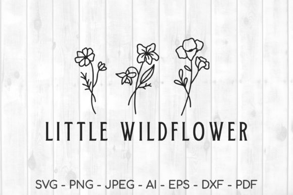 Wildflower Baby Onesie SVG