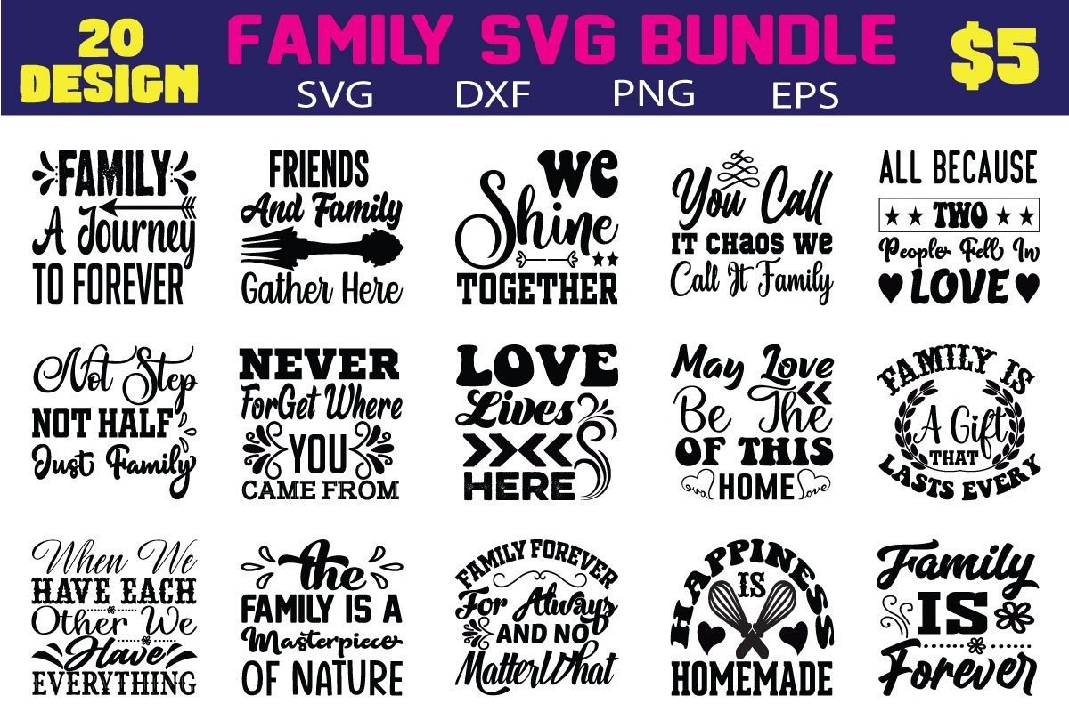 Family SVG Bundle