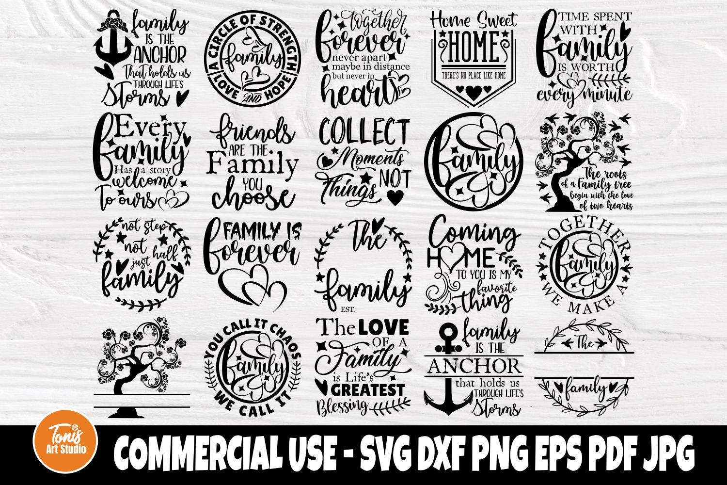 Family SVG Bundle Home SVG Family Sign