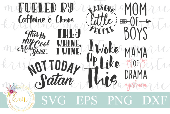 Mom Life Cut File Bundle