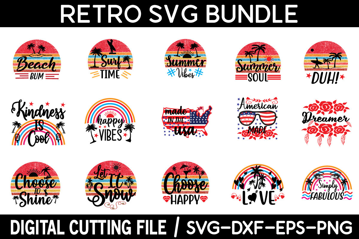 Retro SVG Bundle