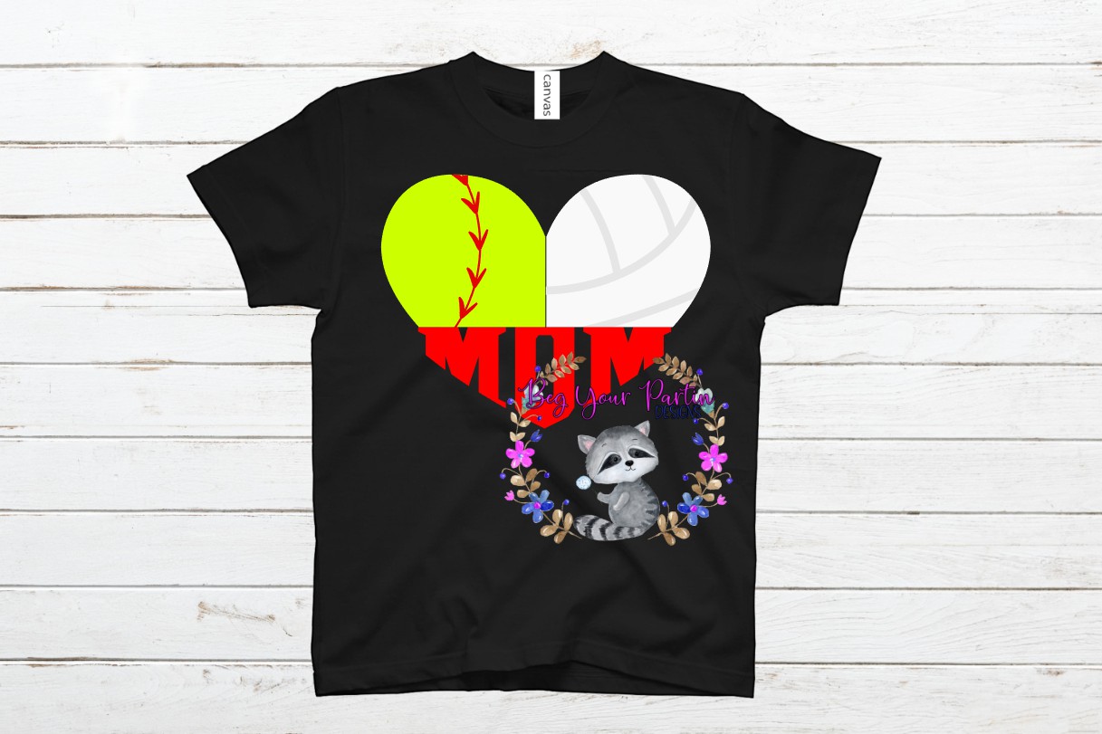 Softball & Volleyball Mom SVG