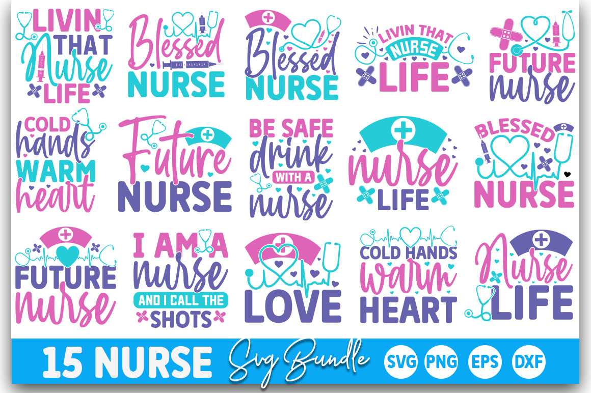 Nurse SVG Bundle 184