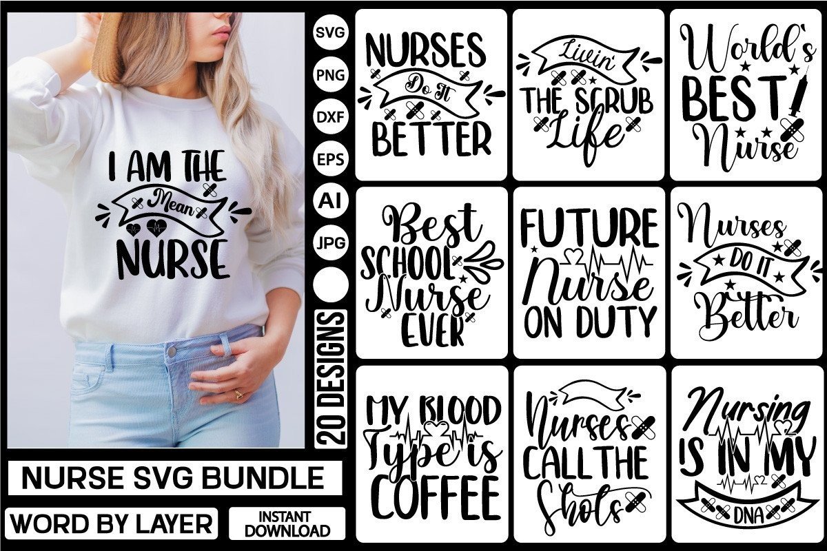 Nurse SVG Bundle