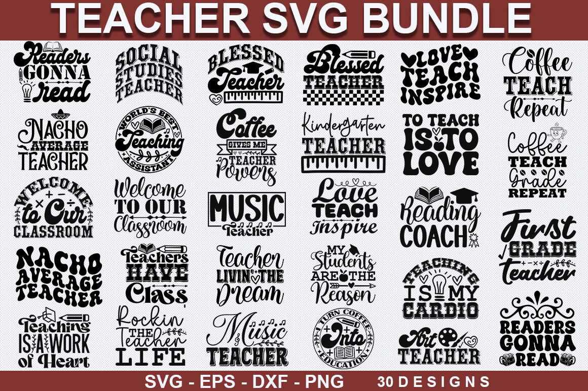 Teacher SVG Bundle